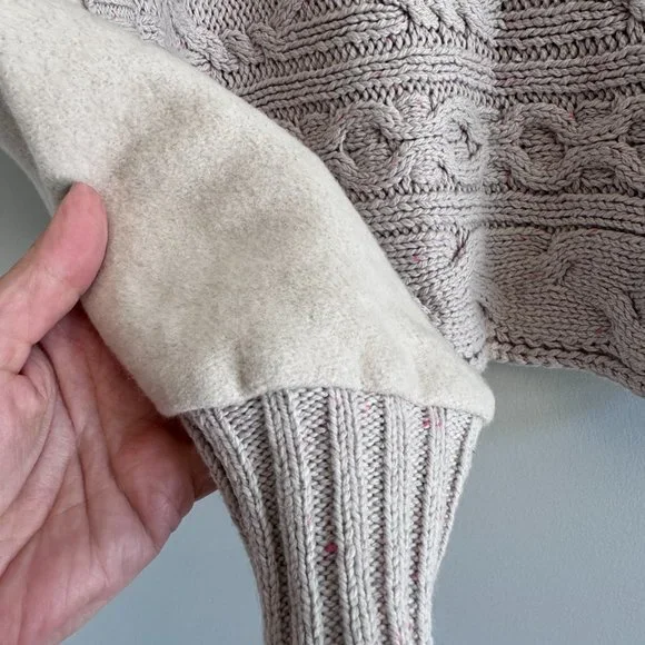 VICI Womens NWOT Chandy Cotton Blend Cable Knit Sweater MEDIUM Relaxed F… - Picture 8 of 13